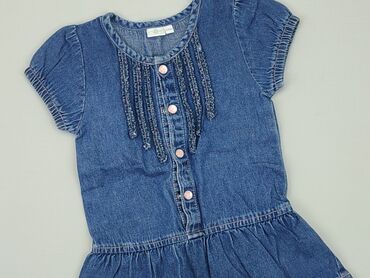 sukienka letnia z cienkiego jeansu: Sukienka, New Look, 9-12 m, stan - Bardzo dobry