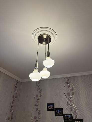 cucə lampası: Çılçıraq, 3 lampa, Şüşə — 1