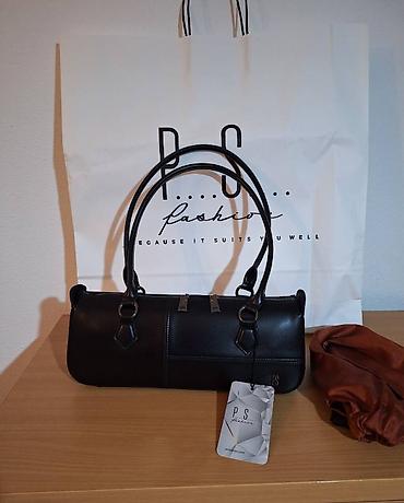 Torbe: Nova PS Fashion crna elegantna ženska torbica torba Nova crna — 1