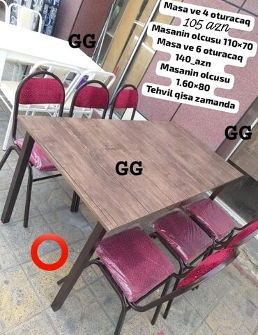 metbex ucun qaz sobalari: Balkon üçün, Yeni, 4 stul