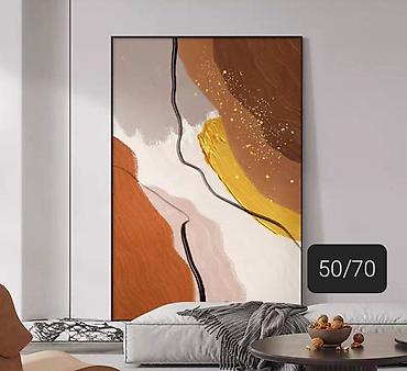 Картины: Абстрактные картины в рамах - Современные настенные постеры/холсты с — 2