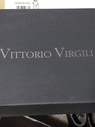 Čizme: Crne kožne čizme sa nitnama Vittorio Virgili - Materijal: prirodna — 10