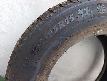 шины зимние бу: Продаются шины 195/65R15 в наличии 2 штуки, цена за пару — 2