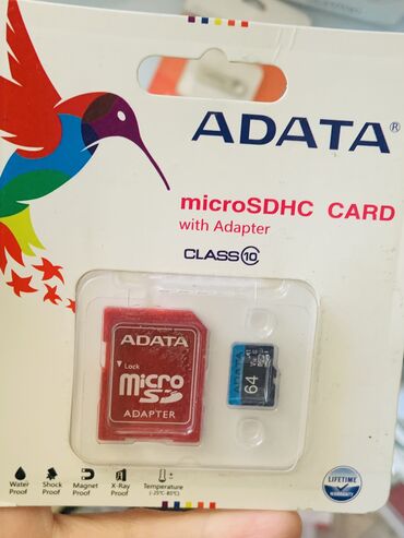 фото транзит: ФЛЕШКА MICRO SDHC CARD ADATA 64GB UHS-I CLASS 10