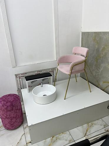 Salon, tibbi mebel dəsti: Pedikür podium dəsti – salon üçün tam həll - Platforma: Ağ rəngli — 3