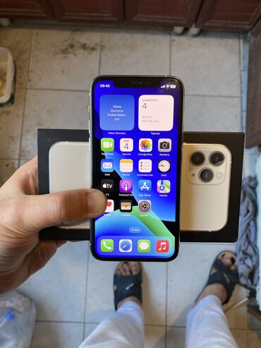 Apple iPhone: IPhone 11 Pro, 256 GB, Ağ, Sənədlərlə