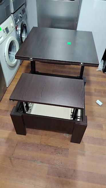 Ev və bağ: Qonaq otağı üçün, İşlənmiş, Transformer, Dördbucaq masa, 6 stul — 1