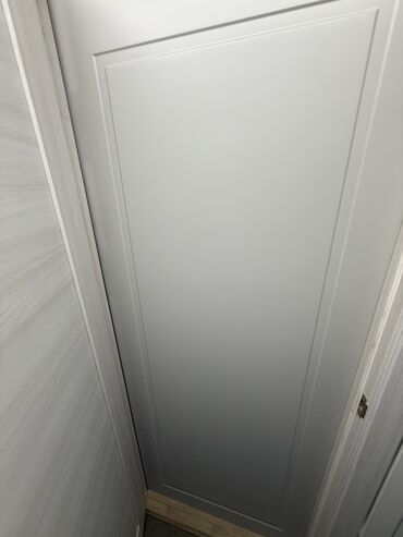 пластиковые двери межкомнатные: Межкомнатная глухая дверь, МДФ, Окрашенная, цвет - Серый, 200 * x 80 см