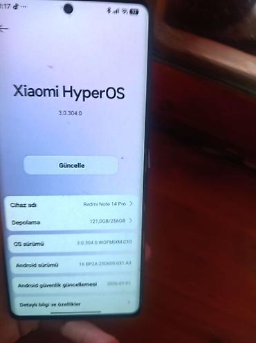 telefon dubay: Redmi Note 14 Pro, 256 GB, rəng - Qara — 2