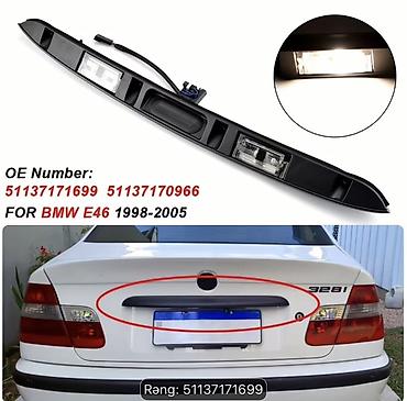 bmw 120: BMW E46 üçün baqaj qapağı üzərində nömrə nişanı işıqlı trim paneli - — 1