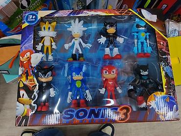 Игрушки: Набор фигурок по мотивам Sonic 3 - Комплект из 9 фигурок персонажей — 1