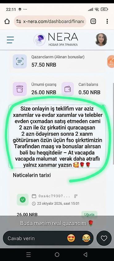 qocalar evi vakansiya: Xanımlar üçün onlayn iş+ at ətraflı məlumat verim — 1