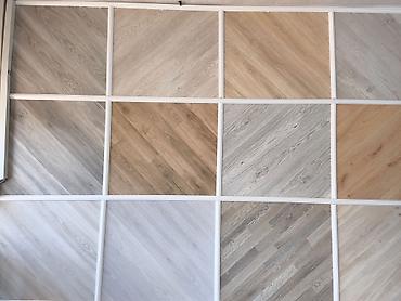 Laminat döşəmə kolleksiyası – müxtəlif rəng və teksturalar - Təbii