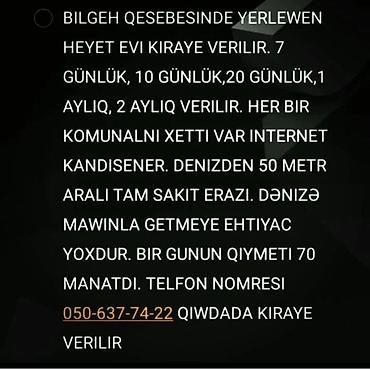 lalafo.az balaken: Kirayə verilir: Bilgəhdə dəniz və “Kardioloji Sanatoriya”ya yaxın — 10