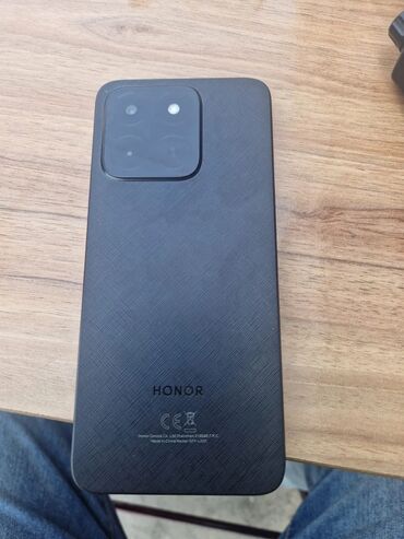 телефон fly cirrus 16: Honor X5b, 128 GB, rəng - Qara, Barmaq izi
