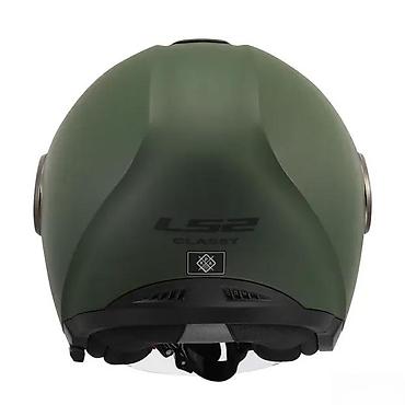 Oprema za bicikliste: LS2 Classy jet kaciga – mat maslinasto zelena - Otvoreni (jet) dizajn — 2