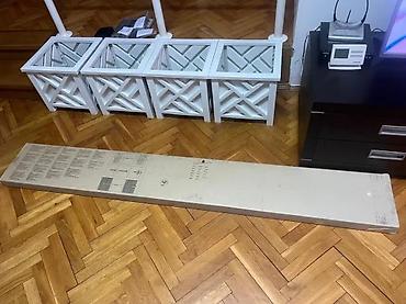 Ostali nameštaj: Zidna “lebdeća” polica – bela - Minimalistički dizajn sa skrivenim — 15