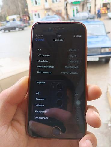 ucuz oyun komputeri: IPhone 8, 64 GB, Qırmızı, Barmaq izi — 7