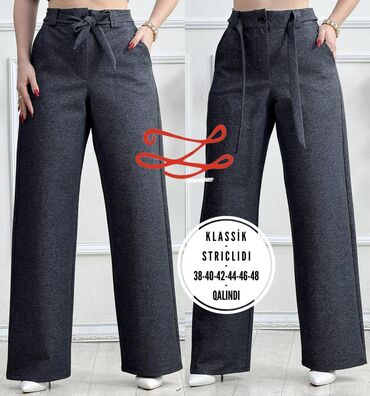 Qadın şalvarları: Şalvar, Zara, rəng - Qara — 16