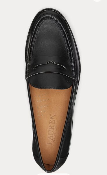 Мокасины и лоферы: Лоферы, 37.5, Ralph Lauren, Новый, цвет - Черный, Платная доставка — 5