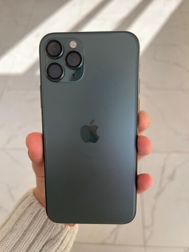 iphone 7 цена в оше: IPhone 11 Pro, Колдонулган, 256 ГБ, Жашыл, 99 %