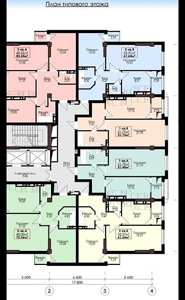 3 комнаты, 85 м², Золотой квадрат Элитка, 8 этаж, Требуется ремонт