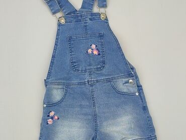 pomaranczowa letnia sukienka: Dungarees SinSay, 3-4 years, 98-104 cm, condition - Good