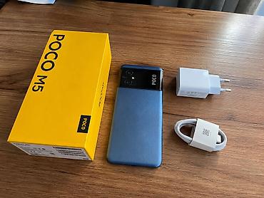 sensorlu: Poco M5, 128 GB, rəng - Mavi, Barmaq izi, Face ID, Sensor — 2