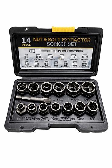 metabo sr 226: Set za vađenje oštećenih šrafova i matica – 14 delova - Specijalne — 1