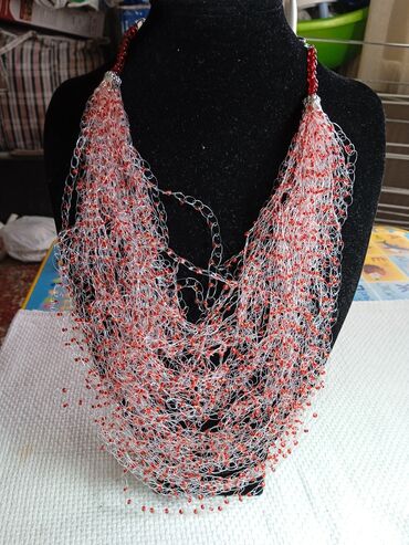 Колье: Воздушное колье из бисера at lalafo.kg — 5 Колье: Воздушное колье из бисера — 5