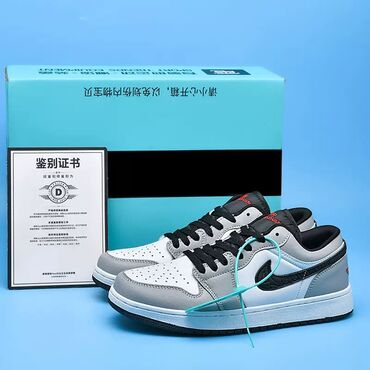 Кроссовки и спортивная обувь: Мужские кроссовки, 43, Air Jordan, Новый, цвет - Серый, Платная доставка — 8