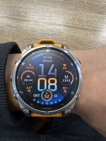 беспроводной пульт дистанционного управления: Garmin Fenix 8 47mm Полный комплект. Особенности и функции: - Корпус