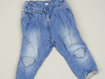 Jeansy: Spodnie jeansowe, Cool Club, 6-9 m, stan - Dobry