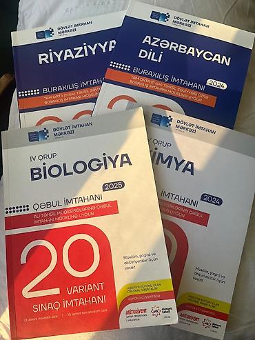 Testlər: Buraxılış və qəbul imtahanlarına hazırlıq üçün kitablar dəsti satılır — 5