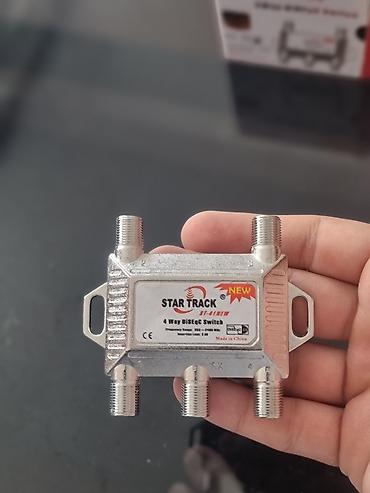 star tv: STAR TRACK ST-41NEW 4-Way DiSEqC Switch - 4 giriş, 1 çıxış: eyni — 2