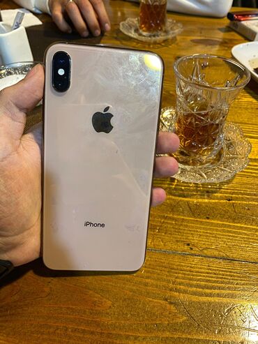 Apple iPhone: IPhone Xs Max, 64 GB, Qızılı, Face ID