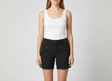 krótkie spodenki damskie bojówki: H&M, Shorts for women, size S