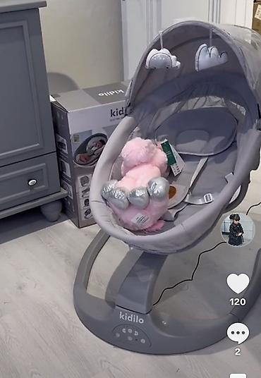 kidilo elektron beşik: Kidilo elektrik beşik/ana qucağı Orginal Kidilo brendi.qutusu var.baha — 1