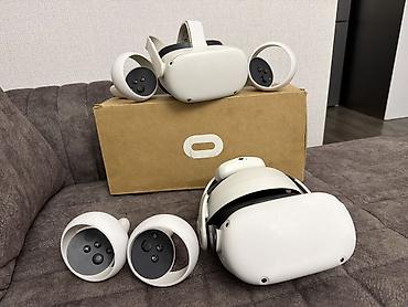 video kamera: Meta Quest 2 VR dəstı + BOBOVR aksesuarları Paket tərkibi: - Meta — 1