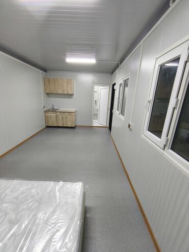 Konteynerlər: Prefabrik konteyner - Konstruksiya: tam metalkarkas, möhkəm çərçivə; — 8