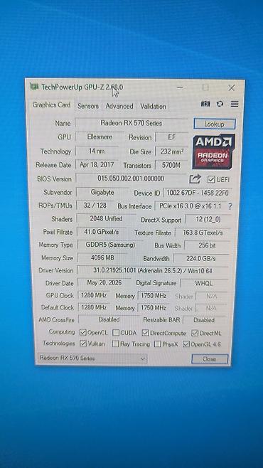 rtx 6600: Видеокарта для ПК, Б/у, Gigabyte, Radeon RX, 4 ГБ — 10