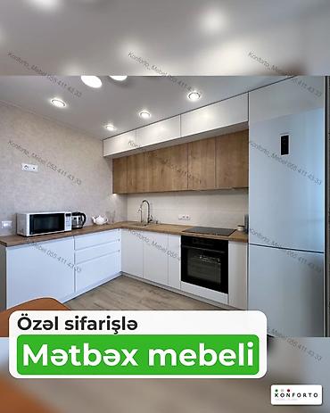 3d saat: Sifarişlə mətbəx dəsti, Özü çəkən petlələr, MDF, Kredit yoxdur — 1