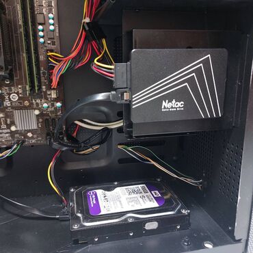 Masaüstü kompüterlər və iş stansiyaları: Oyun üçün Kompüter "A8 5500 HD7560D 128GB SSD 500GB HDD” ⭐Tək Sistem — 11