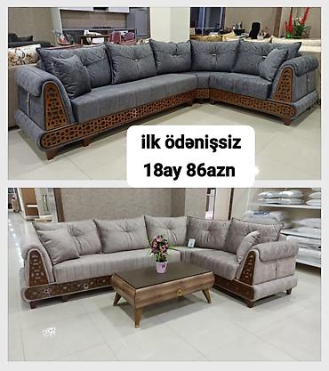 Divanlar: Künc divan kolleksiyası - Müasir dizaynlı L-şəkilli künc divanlar - — 74