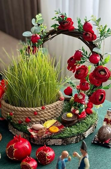 Novruz bayramı dekorları: Taxta novruz səpəsi üçün əsaslar – əl işidir Məhsul təsviri: - Novruz — 8