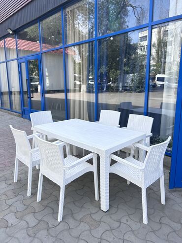 стулья б у: Пластик стол 160/1 комплекте 6 стульев