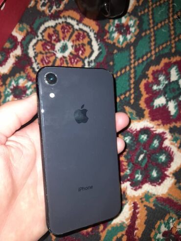 ihone xr: IPhone Xr, Б/у, 64 ГБ, Черный, Защитное стекло, 79 %
