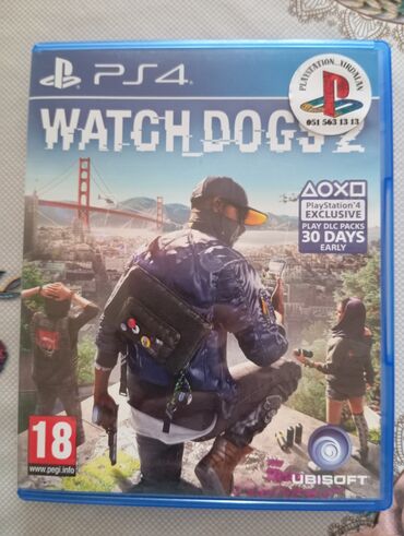 PS4 (Sony Playstation 4): Watch dogs 2