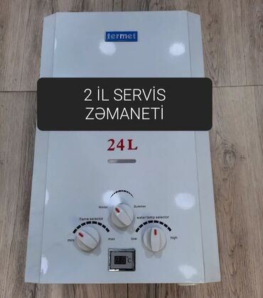 kreditden baglanib: Пятиминутка Termet, 24 л/мин., Новый, Нет кредита, Бесплатная доставка