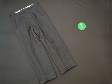 Spodnie: Spodnie, S (EU 36), wzór - Jednolity kolor, kolor - Szary